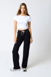 Pantalon de jogging droit noir BAYJOY FLOWEGA