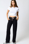 Pantalon de jogging droit noir BAYJOY FLOWEGA