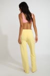 Pantaloni da jogging dritti giallo chiaro FLOWEGA BAYJOY - 2