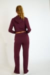 Pantaloni jogger dritti bordeaux FLOWEGA BAYJOY - 2
