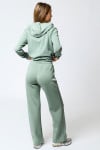 Pantaloni da jogging a gamba dritta verde BAYJOY FLOWEGA - 2