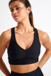 FLOW WELLBLISS black sports bra - 1