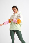 CHILLIWACK HOODCUT ecru fleece sweatshirt - 4
