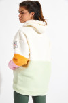 CHILLIWACK HOODCUT ecru fleece sweatshirt - 2