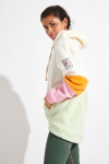CHILLIWACK HOODCUT ecru fleece sweatshirt - 5