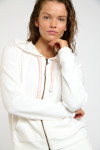 Giacca da jogging bianca da donna RESCO BAYJOY - 3