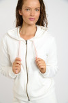 Giacca da jogging bianca da donna RESCO BAYJOY - 5