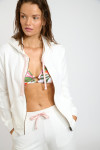 Giacca da jogging bianca da donna RESCO BAYJOY - 6