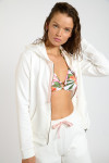 Giacca da jogging bianca da donna RESCO BAYJOY - 7