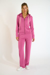 Giacca con cappuccio e zip rosa RESCO BAYJOY - 5