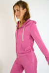 Giacca con cappuccio e zip rosa RESCO BAYJOY - 6