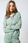 Chaqueta con capucha y cremallera caqui RESCO BAYJOY - 1