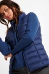 ULLA DURHAM navy blue sleeveless padded jacket - 2
