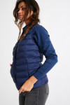 ULLA DURHAM navy blue sleeveless padded jacket - 1