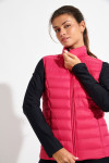 Fuchsia mouwloos gewatteerd donsjack DURHAM ULLA - 1