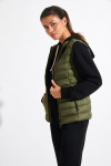 Khaki mouwloos donsjack DURHAM ULLA - 3