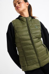 Khaki mouwloos donsjack DURHAM ULLA - 5