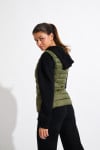 Khaki mouwloos donsjack DURHAM ULLA - 2