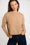 Maglione da donna colore cammello WESTWOOD DERFIELD - 3