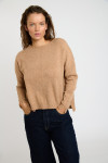 Maglione da donna colore cammello WESTWOOD DERFIELD - 4