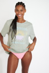 T-shirt color mandorla con stampa ALHOAS SALTEE - 3