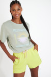 T-shirt color mandorla con stampa ALHOAS SALTEE - 4