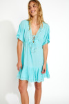AVELLE SEATIME turquoise tunic dress - 4