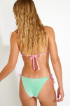 BALBOMELSA TERRYSTRIPE green striped bikini