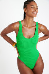 Maillot de bain une pièce vert BELMAR POPCORN