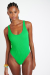 Maillot de bain une pièce vert BELMAR POPCORN