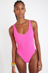 BELMAR POPCORN pink one-piece swimsuit