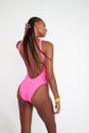 BELMAR POPCORN pink one-piece swimsuit