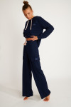 Pantaloni jogging blu navy stile cargo BEYOND DAYLIGHT - 4