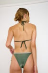 BLUCOSTORA SHINYWAVE Khaki two-piece swimsuit