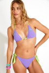 Bañador de dos piezas lila BRARO & DENA BEACHTERRY