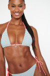 BRARO & LENKA MONOSTRIPE glacier bikini