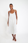 Witte maxi-jurk CAPUCINE ALYPSO - 3