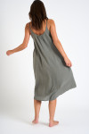 Kaki maxi-jurk CAPUCINE ALYPSO - 2