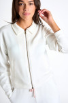 DARLENE BAYJOY white zipped jacket - 1
