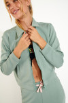 Gilet kaki con zip DARLENE BAYJOY - 3