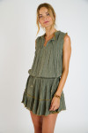 Robe tunique kaki ELEONOR SEALOVE