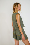 Robe tunique kaki ELEONOR SEALOVE