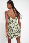 JONAH TANAISIE khaki floral playsuit