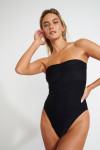 1-delige zwarte bustier JULIET LICHTGLITTER - 5
