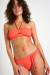 KENTEO & DITA MARAVILLA bandeau orange swimsuit