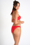 KENTEO & RENA SPRING red bandeau swimsuit
