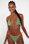 Maillot de bain 2 pièces vert KIMO & FARA HYPERSTRIPE - 6