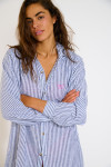 Camicia da donna a righe blu KNIGHT VARKALA - 7