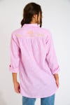 Camicia donna a righe rosa KNIGHT VARKALA - 9