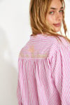 Camicia donna a righe rosa KNIGHT VARKALA - 11